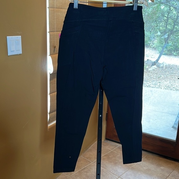 NWT Teez-Her Tummy Control Black High Waist Pull-On Leggings Cotton Sz Medium - Picture 11 of 11